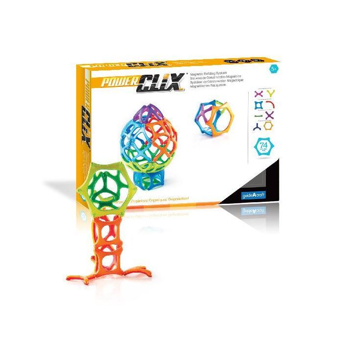 Конструктор Guidecraft PowerClix Organics 74 детали Фото