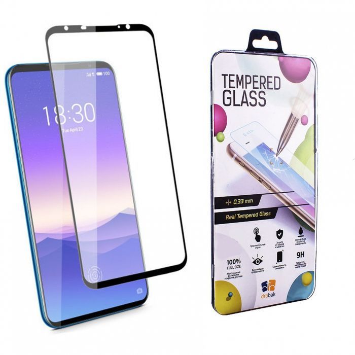 Стекло защитное Drobak для Meizu 16s Pro (Black) Фото