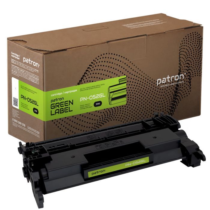 Картридж Patron CANON 052 GREEN Label Фото