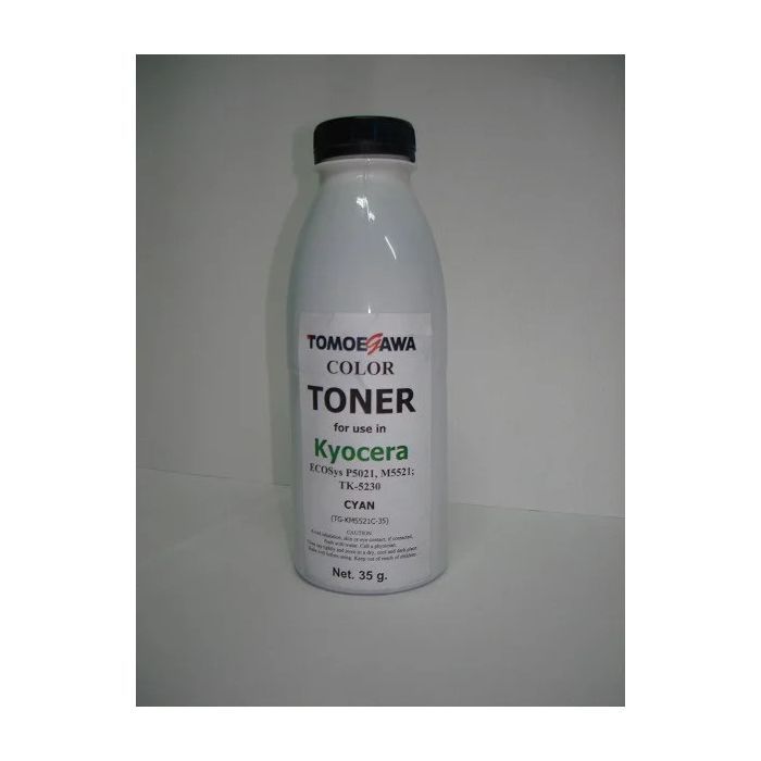 Тонер Tomoegawa KYOCERA TK-5230 (35г) Cyan Фото