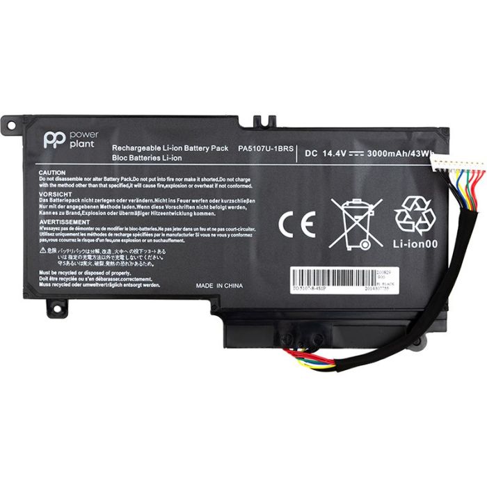 Аккумулятор для ноутбука PowerPlant TOSHIBA Satellite L55 (PA5107U-1BRS, TA5107P9) 14. Фото