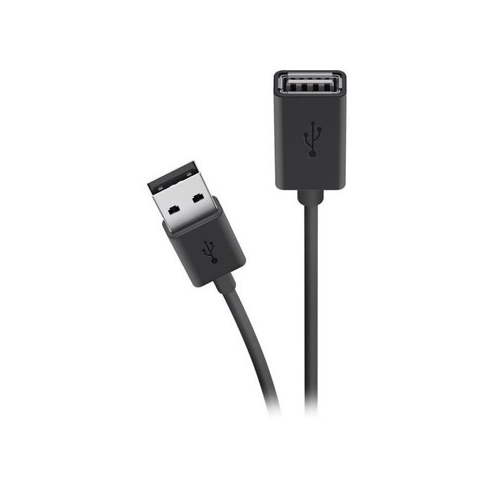 Дата кабель Belkin USB 2.0 AM/AF 1.8m black Фото
