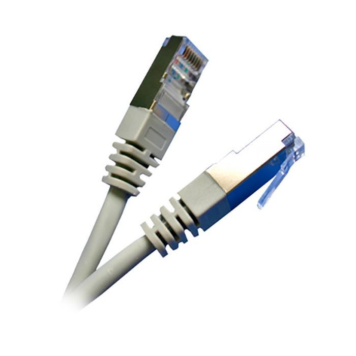 Патч-корд Kingda 2м, FTP, cat.5e, CU, 24AWG, grey Фото