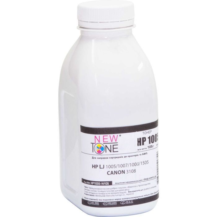 Тонер NewTone HP LJ P1505/M1120/1522, 105г Black Фото