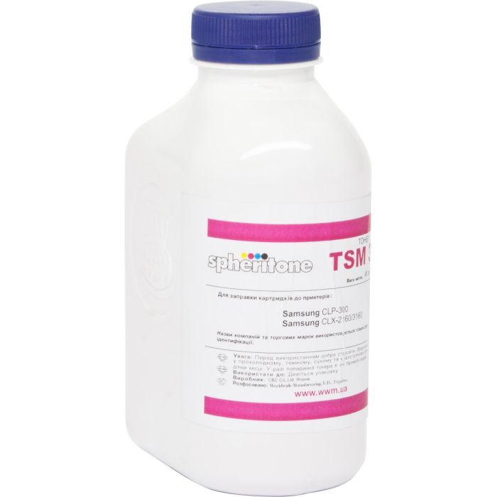 Тонер Spheritone Samsung CLP-300/600, 45г Magenta Фото