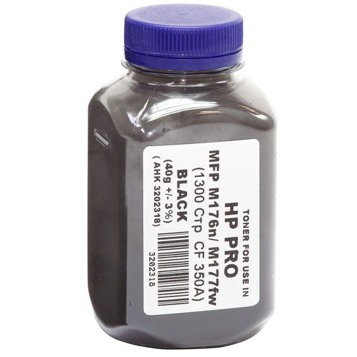 Тонер AHK HP Pro MFP M176n/177fw, 40г Black Фото