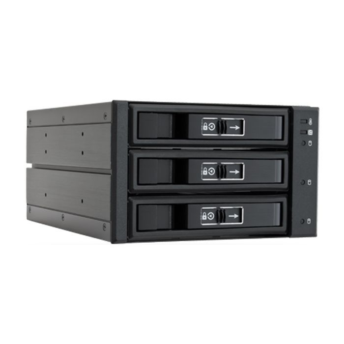Бэкплейн Chieftec 2x5.25"/3x3.5" Hot-Swap Aluminium Фото