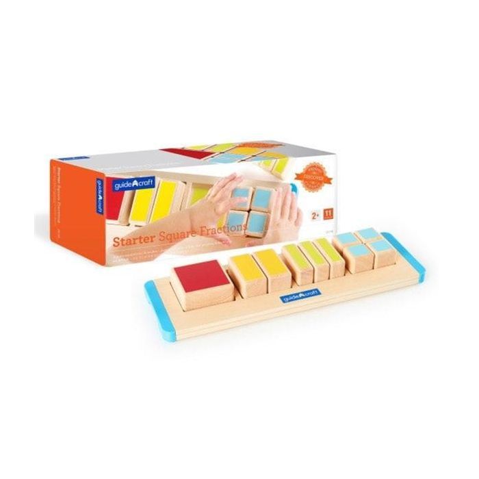 Игровой набор Guidecraft Manipulatives Дробові частини квадрата Фото