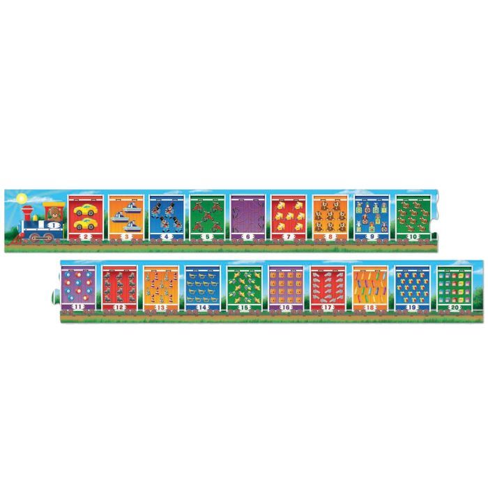 Пазл Melissa&Doug Мега "Номера вагонов", 20 элементов Фото