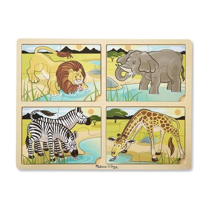 Пазл Melissa&Doug Мега 4 в 1 "Сафари" Фото