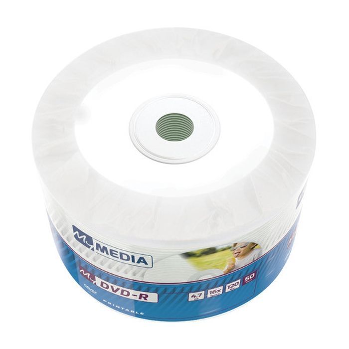 Диск DVD MyMedia DVD-R 4.7GB 16X Wrap Printable 50шт Фото