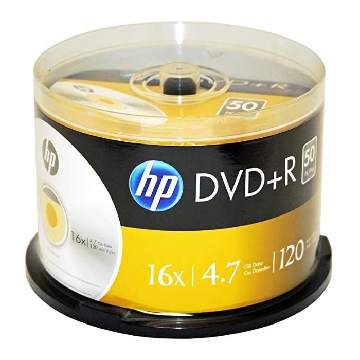 Диск DVD HP DVD+R 4.7GB 16X 50шт Spindle Фото
