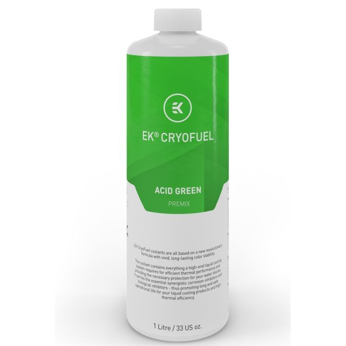 Охлаждающая жидкость Ekwb EK-CryoFuel Acid Green (Premix 1000mL) Фото