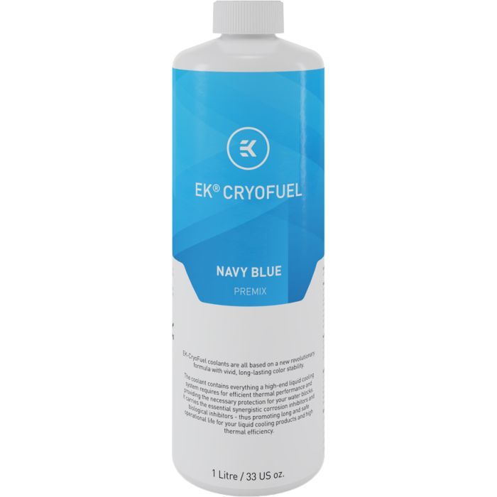 Охлаждающая жидкость Ekwb EK-CryoFuel Navy Blue (Premix 1000mL) Фото