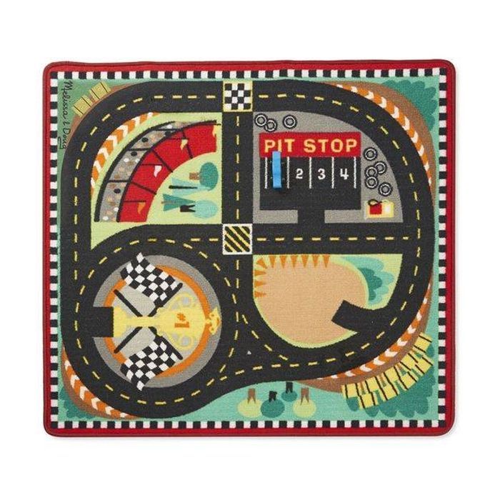 Детский коврик Melissa&Doug Гоночная трасса с машинками Фото