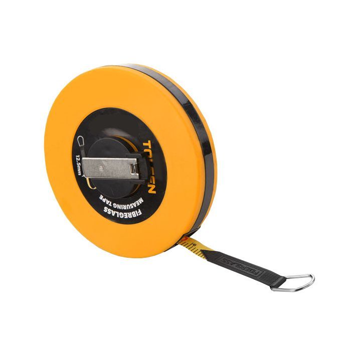 Рулетка Tolsen 50 м стекловолокно 12.5 мм Фото
