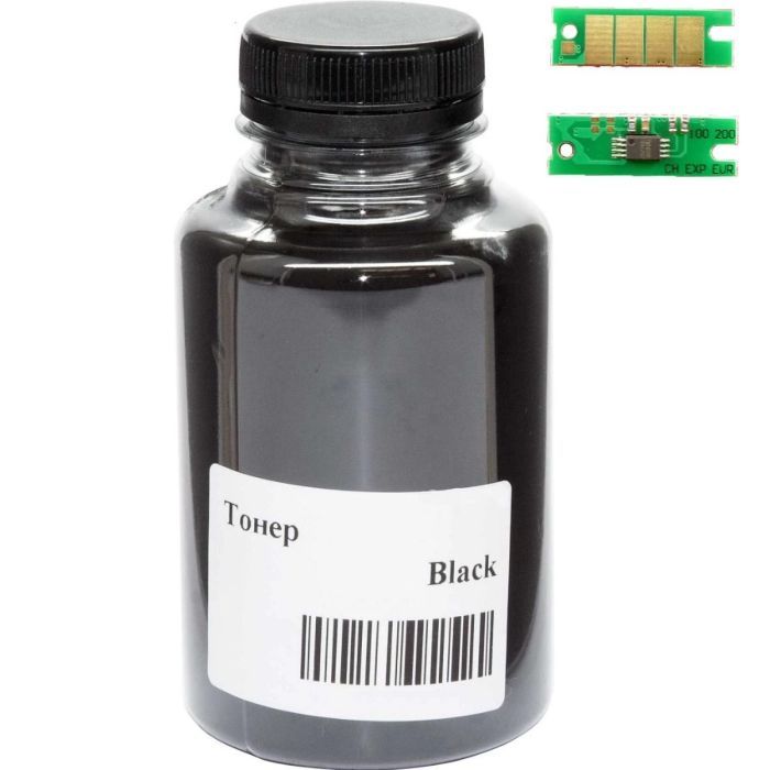 Тонер AHK Ricoh Aficio SP201, 60г, Black +chip Фото