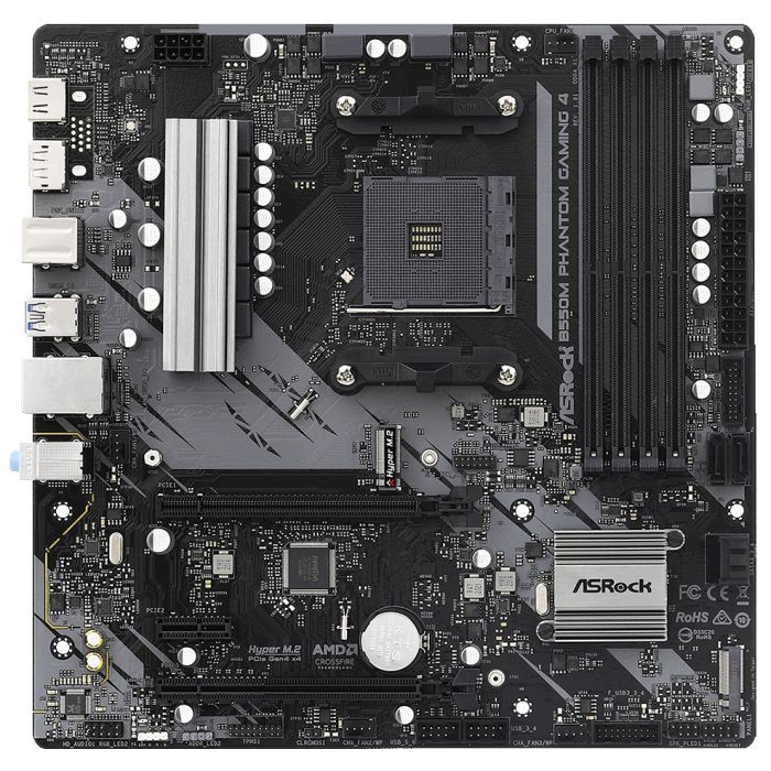 Материнская плата ASRock B550M PHANTOM GAMING 4 Фото