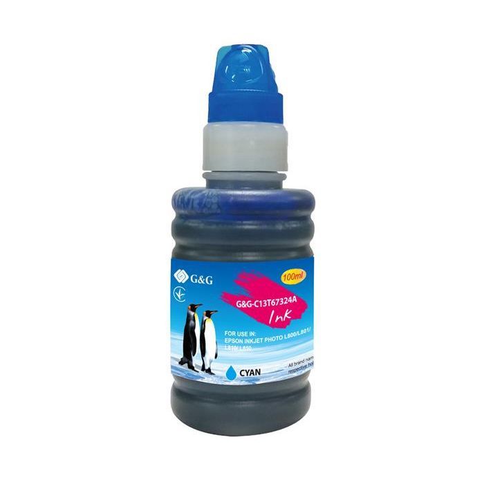 Чернила G&G Epson L800 cyan, контейнер 100мл Фото