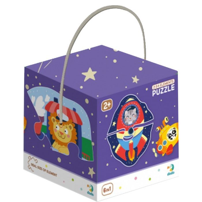 Пазл DoDo 2-3-4 элементы Транспорт Фото