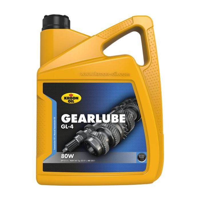 Трансмиссионное масло Kroon-Oil GEARLUBE GL-4 80W 5л Фото
