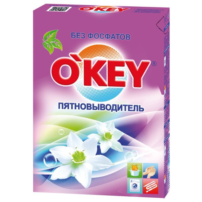 Средство для удаления пятен O'KEY суперэнзим 500 г Фото