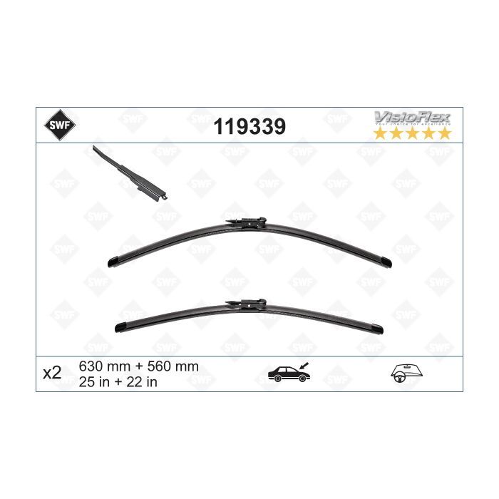 Щетка стеклоочистителя SWF 119339 Фото