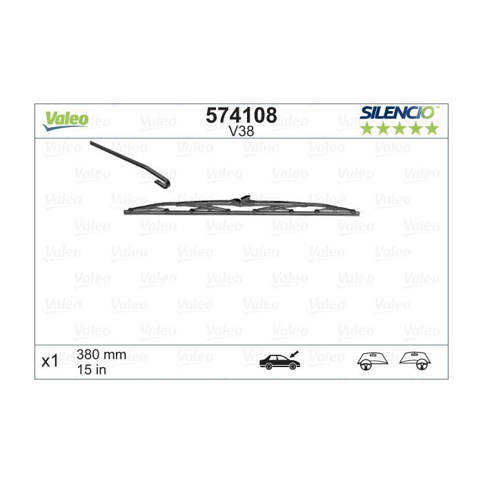 Щетка стеклоочистителя Valeo 574108 Фото