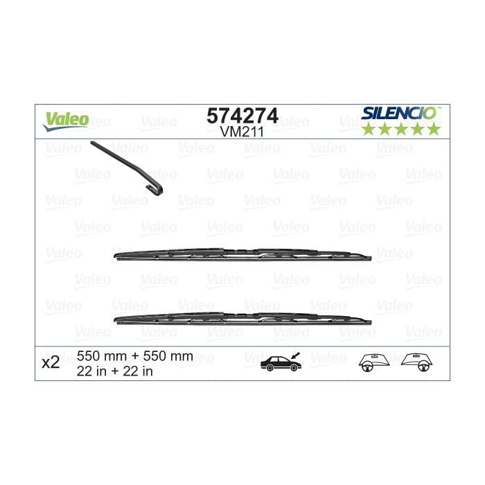 Щетка стеклоочистителя Valeo 574274 Фото