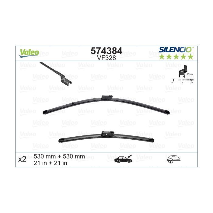 Щетка стеклоочистителя Valeo 574384 Фото