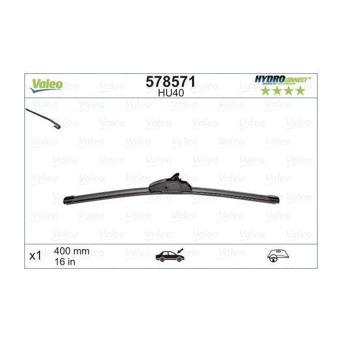 Щетка стеклоочистителя Valeo 578571 Фото