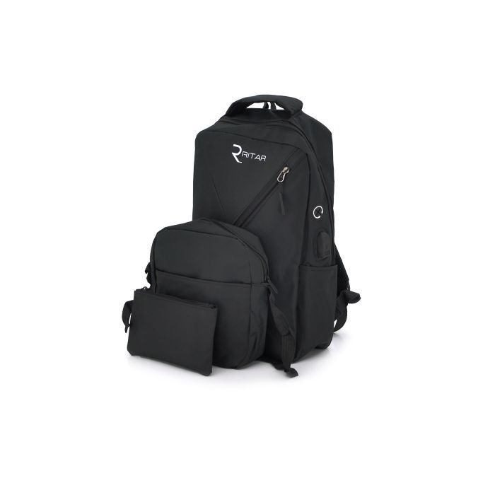 Рюкзак для ноутбука Voltronic 15.6" YT-B15,6"N-B3 Black, Q80, SET Фото