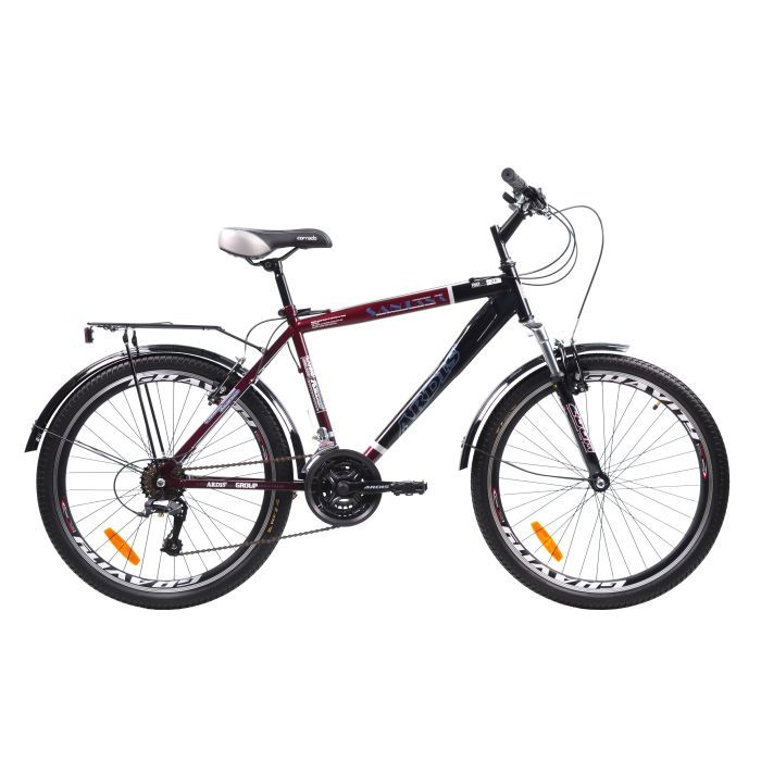 Велосипед Ardis Santana 24" рама-15" St Black/Burgundy Фото