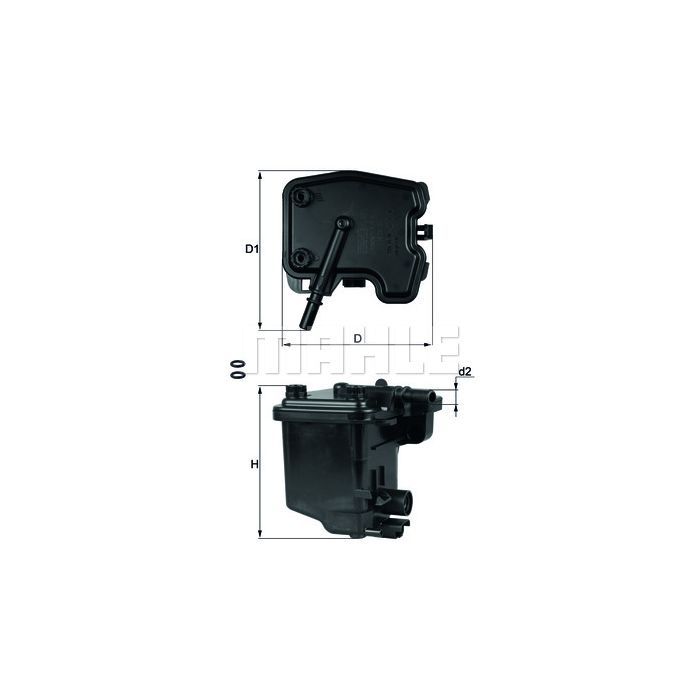 Фильтр топливный Mahle KL431D Фото