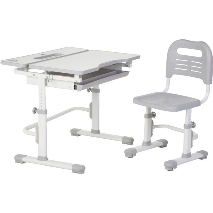 Парта со стулом Cubby Botero Grey Фото