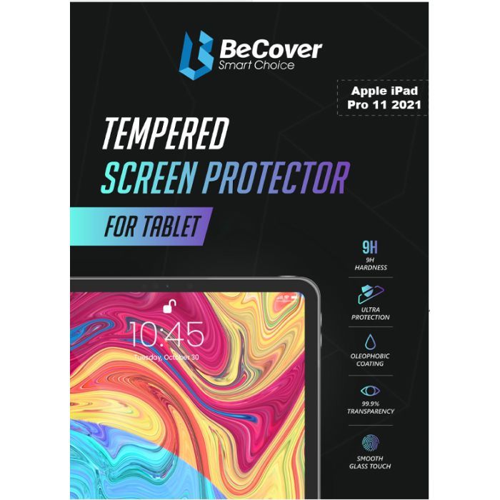 Стекло защитное BeCover Apple iPad Pro 11 2020/21/22 Clear Фото