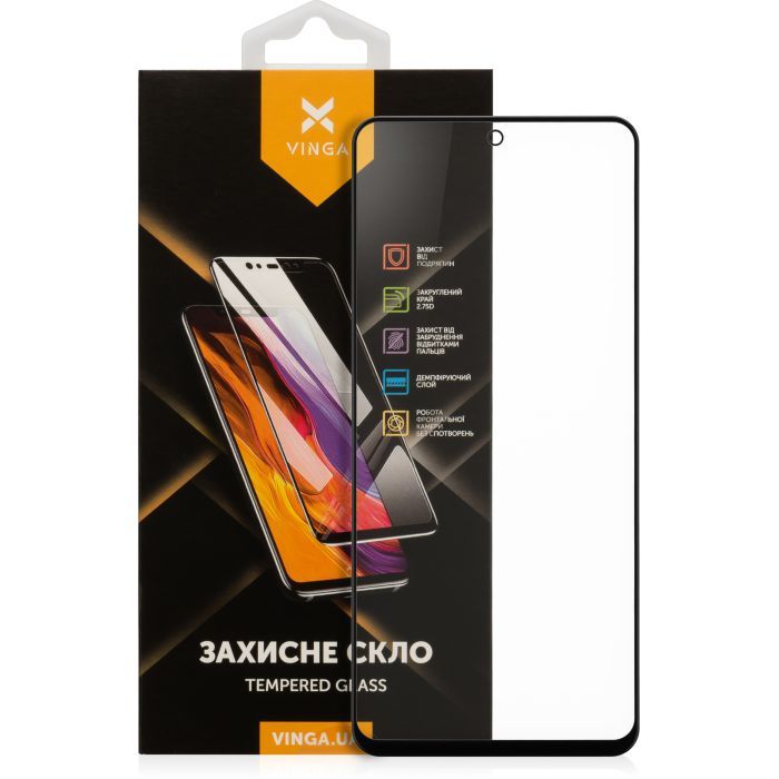 Стекло защитное Vinga Redmi Note 9 Pro/Note 9 Pro Max/Note 9S/10 Lite Фото