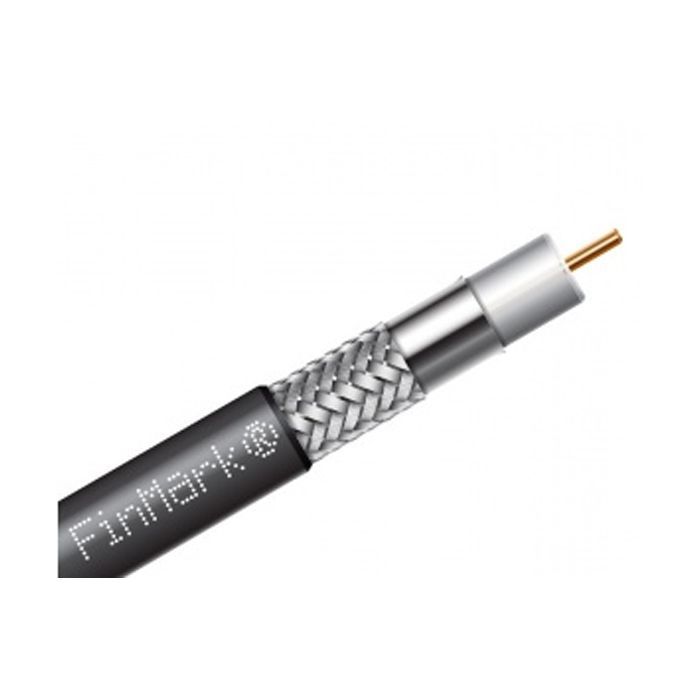 Кабель телевизионный FinMark RG-690, CCS, 305м, black Фото