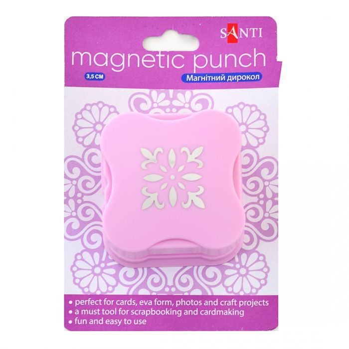 Дырокол Santi фигурный магнитный 1 диагональ 3.5 см Фото