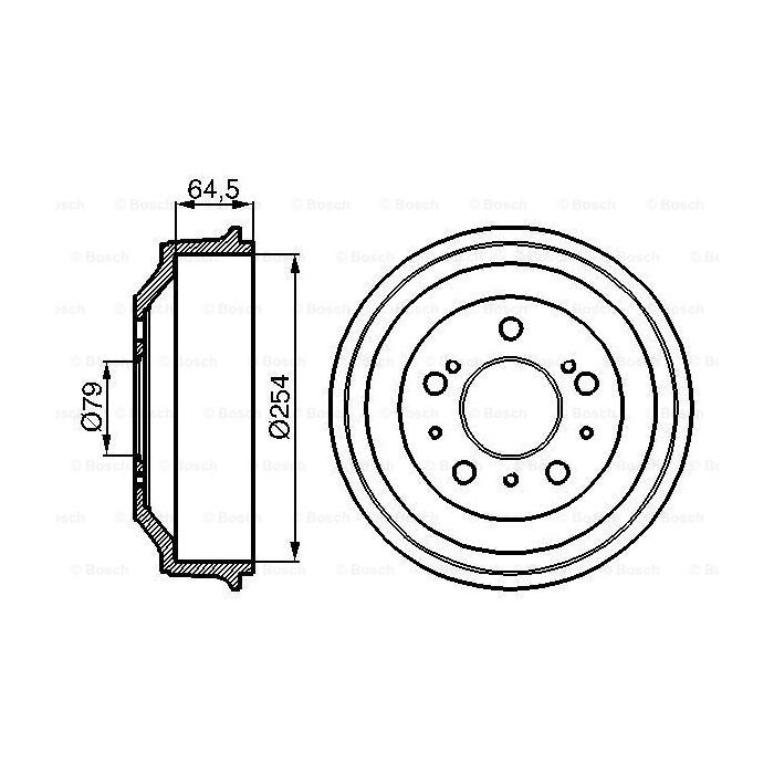 Тормозной барабан Bosch 0 986 477 098 Фото