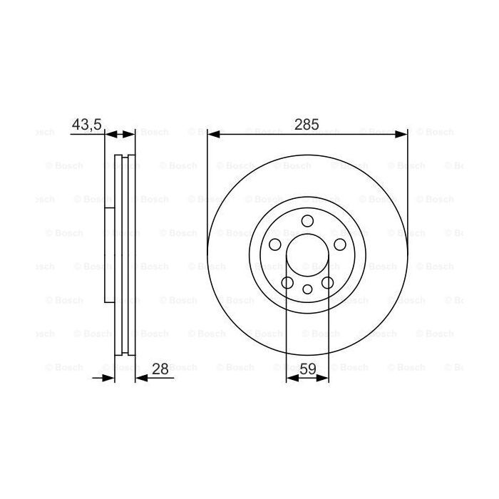 Тормозной диск Bosch 0 986 479 S62 Фото