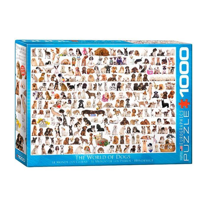 Пазл Eurographics Мир собак, 1000 элементов Фото