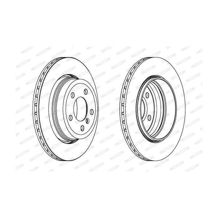 Тормозной диск FERODO DDF1297C-1 Фото
