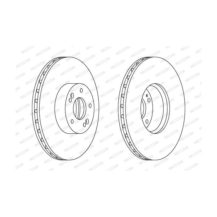 Тормозной диск FERODO DDF1631C-1 Фото