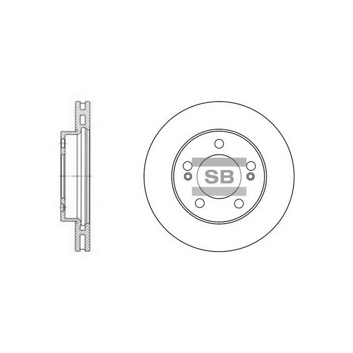 Тормозной диск HI-Q SD3024 Фото