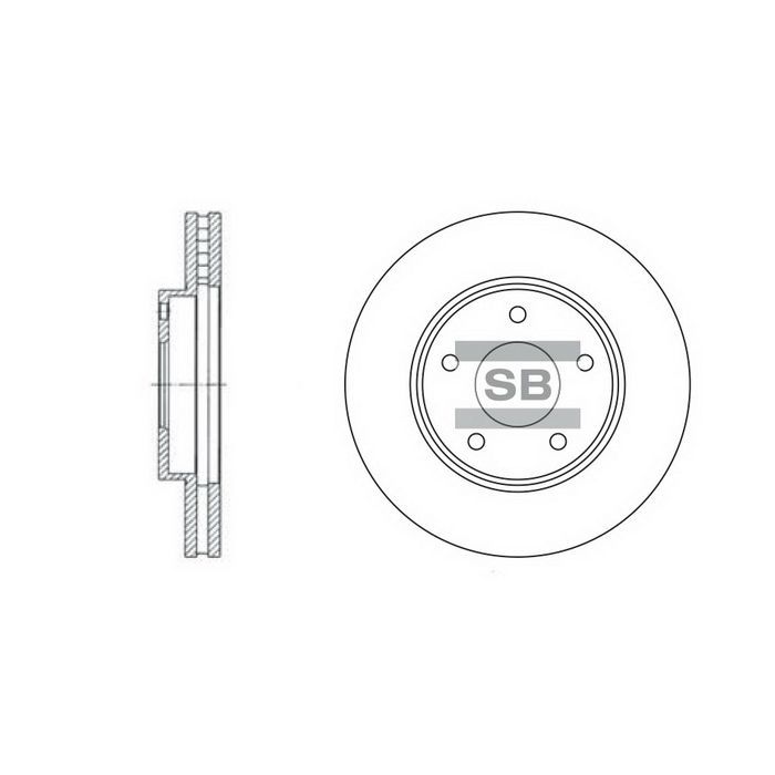 Тормозной диск HI-Q SD4202 Фото