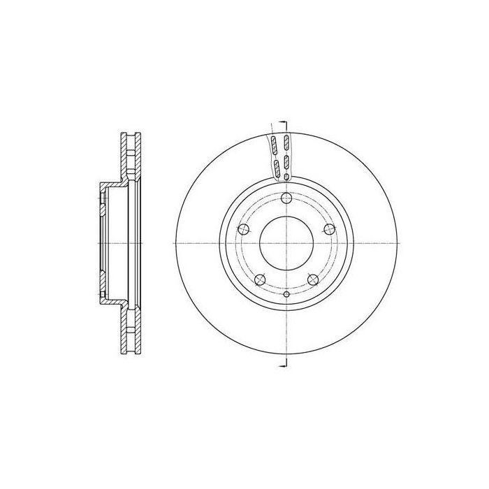 Тормозной диск HI-Q SD4421 Фото