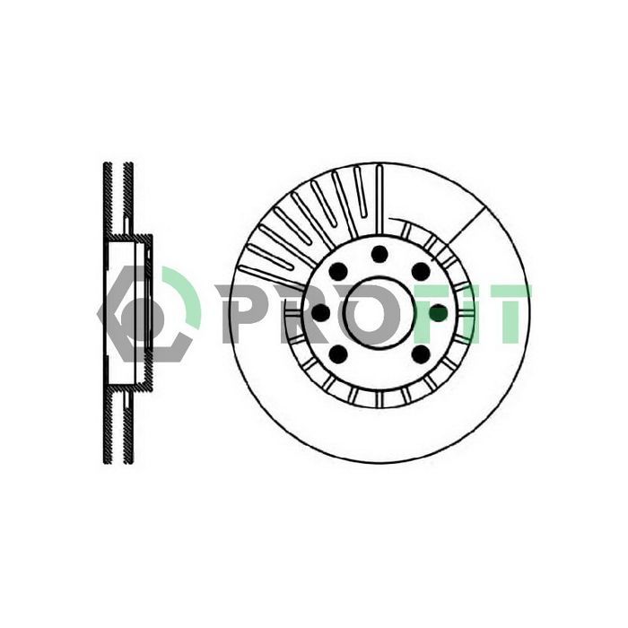Тормозной диск Profit 5010-0206 Фото