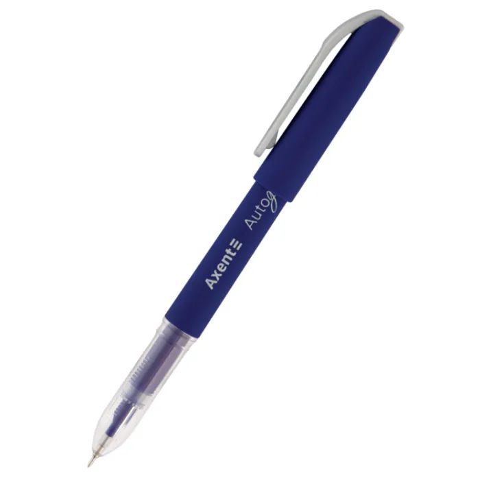 Ручка гелевая Axent Autographe 0.5 мм Синя Фото