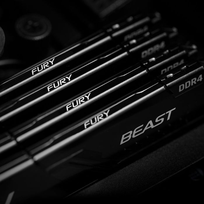 Модуль памяти для компьютера Kingston Fury (ex.HyperX) DDR4 16GB (2x8GB) 3200 MHz Fury Beast Black Фото 11